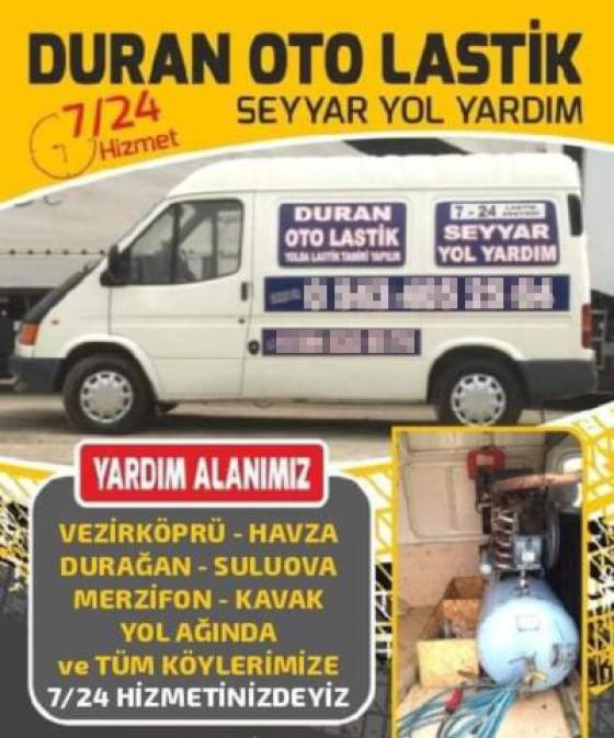 Lastikçi Samsun - Vezirköprü Lastikçi
